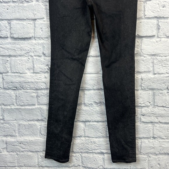 Rag & Bone Women Black Ash Coated Baxter Denim Stretch Jeans Size 26X26 (24X26)‎ - Picture 7 of 15